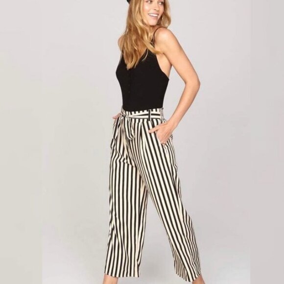 Revolve Amuse Society Night Out Wide Leg High Rise Tie Waist Pant Size XS Boho - Picture 3 of 12